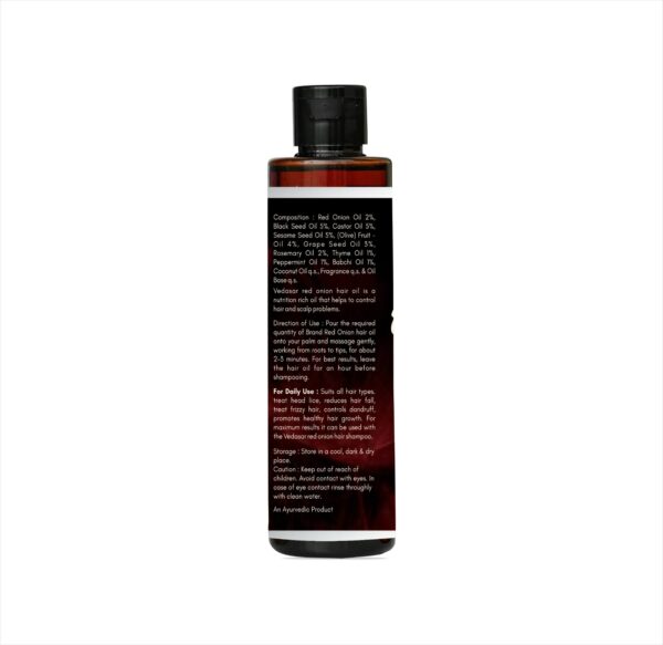 Vedasar Red Onion Hair Oil - Image 2